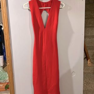 Love Republic bodycon dress with Open back-Gorgeous‎ Apple RED!